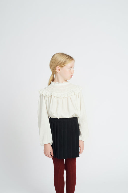 Melanie Skirt,Peppercorn -Bebe Organic