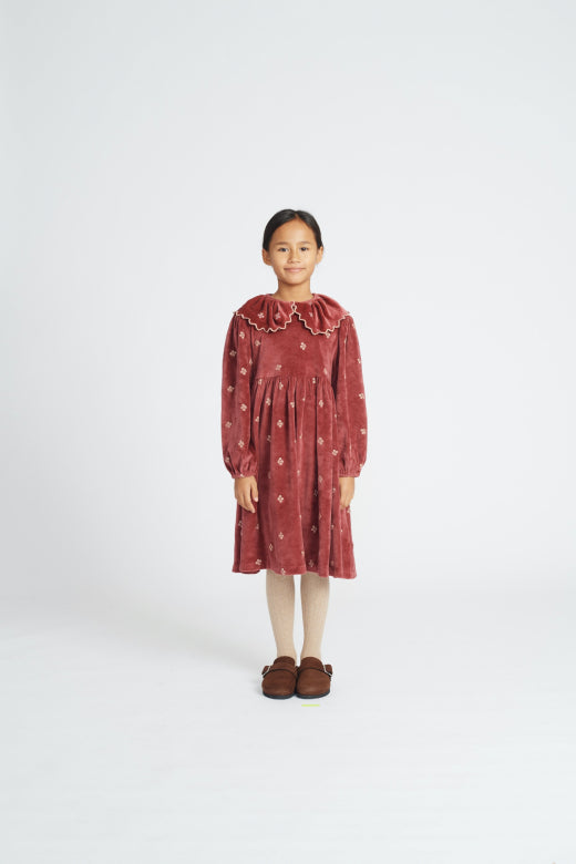 Valeria Dress, Rosewood-Bebe Organic