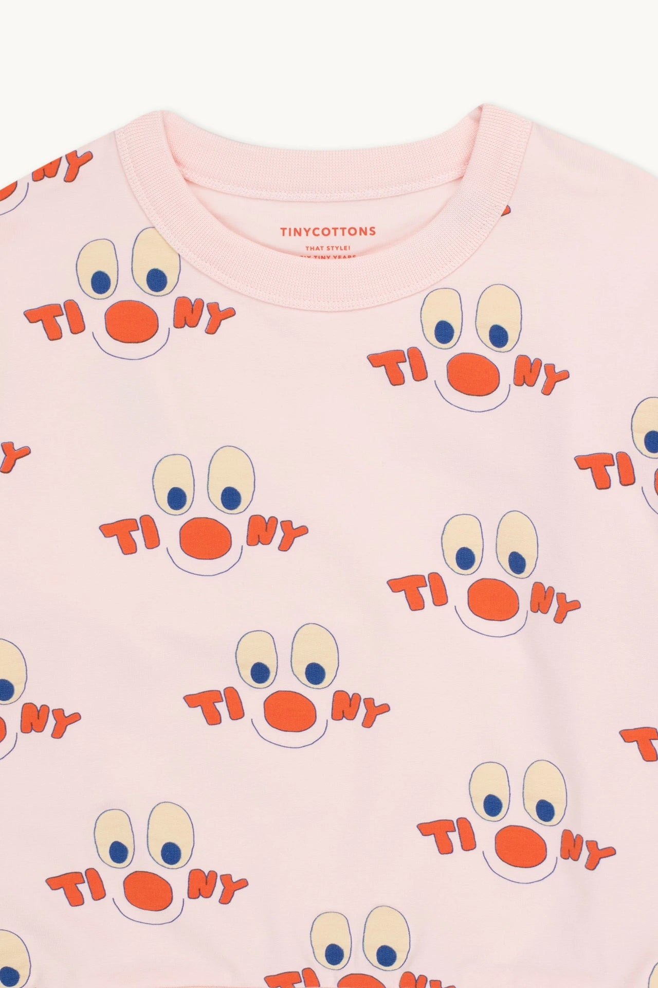 Clowns Sweatshirt, Vanilla - Tiny cottons