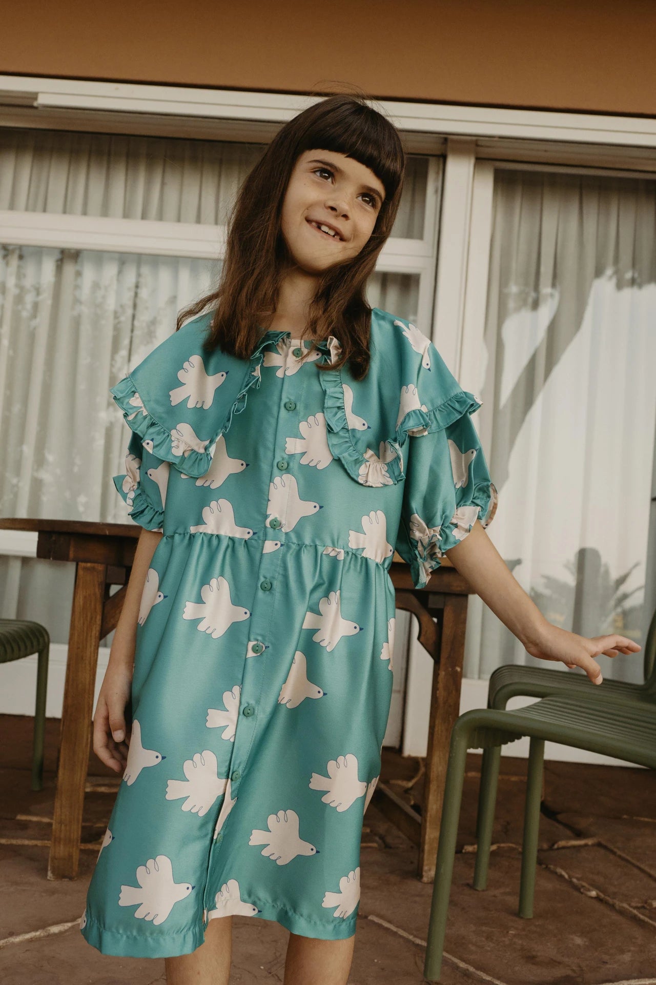 Doves Dress- Tiny cottons