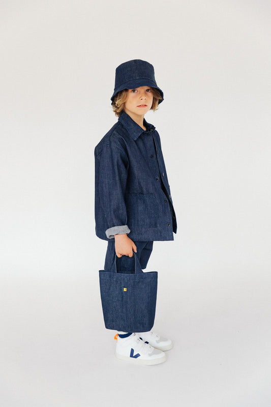 Small Tote Bag-P demin