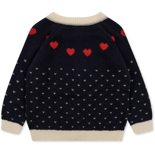 Heart Cardigan- Konges Slojd