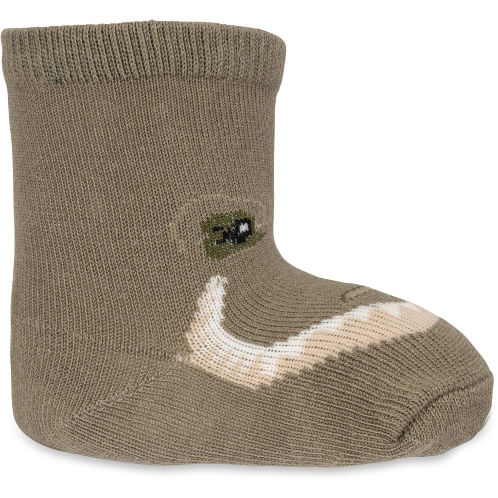 2 Pack Animal Jaquard Socks- Konges Slojd