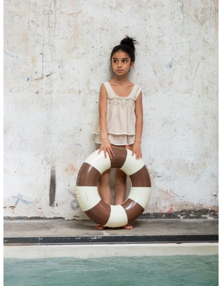 Skirt Mesh ,Beige- Belle Chiara