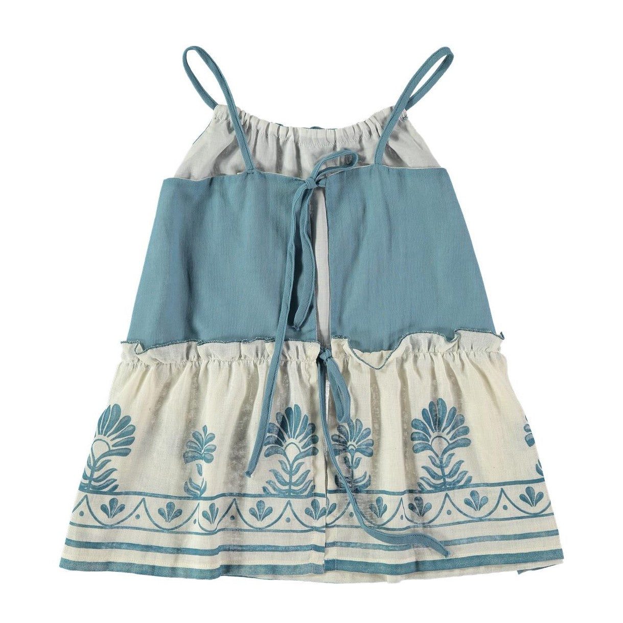 Blouse Aphrodite ,Blue Egeo- Belle Chiara