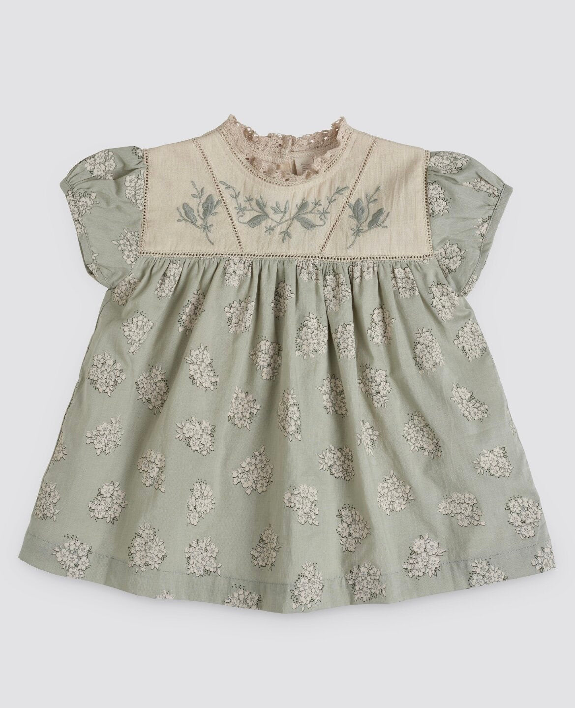 Ella Blouse Zinnia floral-Little Cotton Clothes