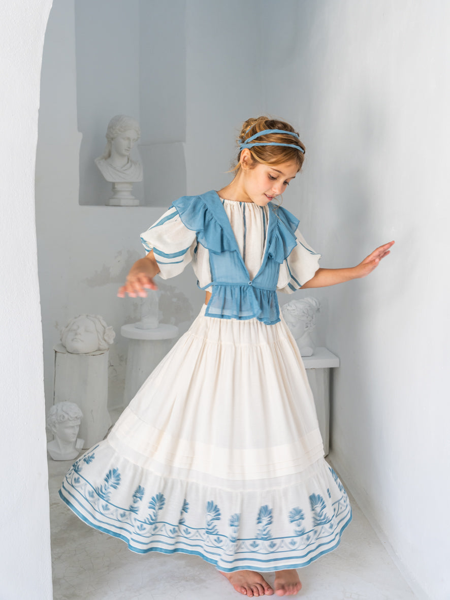 Skirt Chloris, Ecru- Belle Chiara