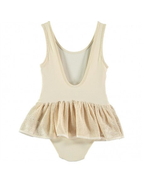 Skirt Mesh ,Beige- Belle Chiara