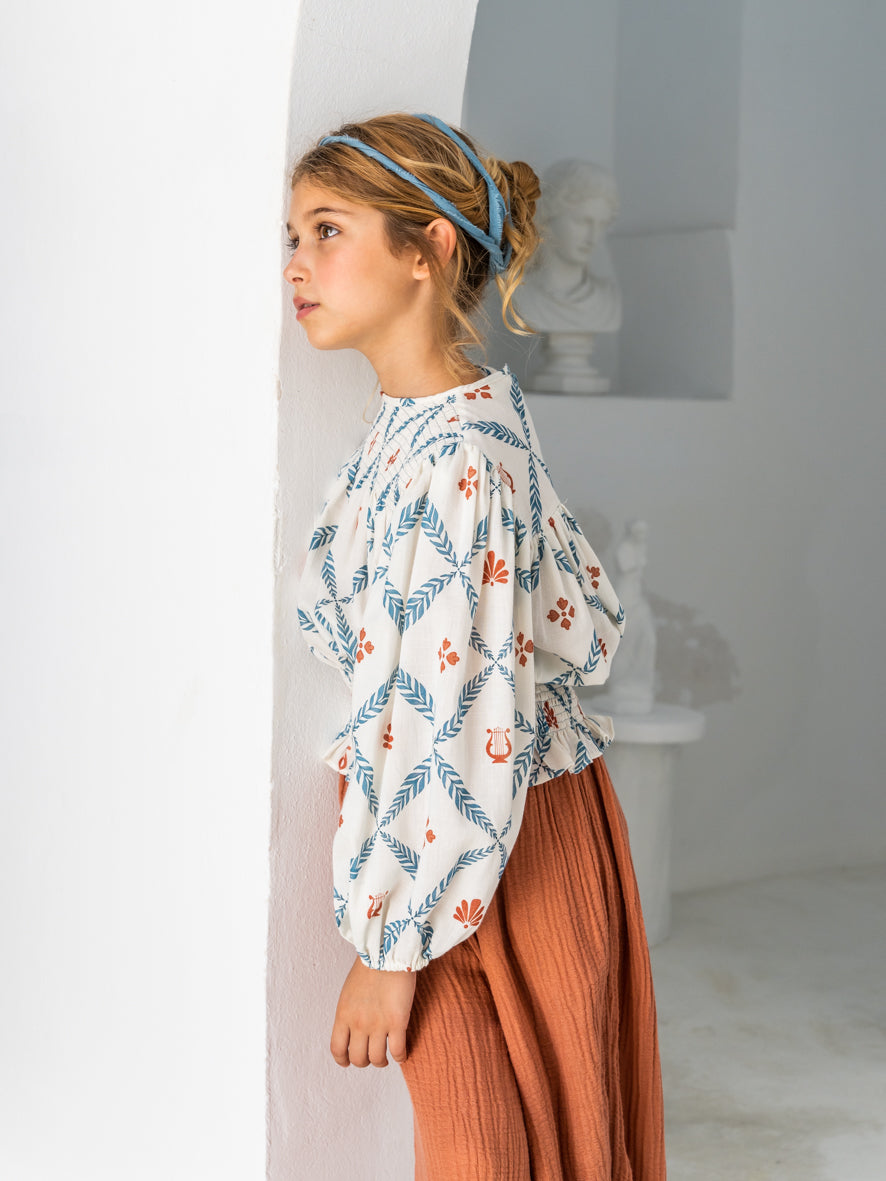 Blouse Clio ,Laurel Diamond- Belle Chiara