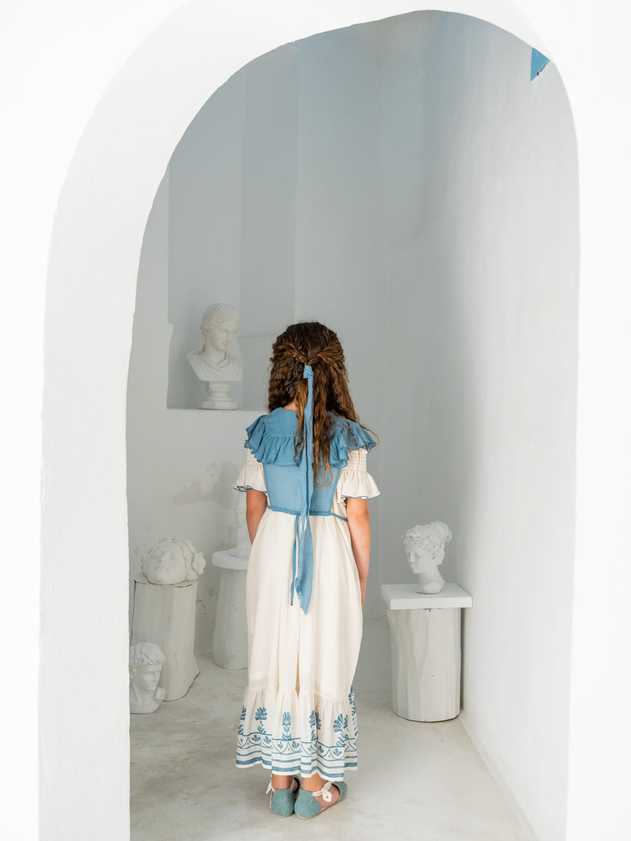 Dress Chlorine ,Ecru- Belle Chiara