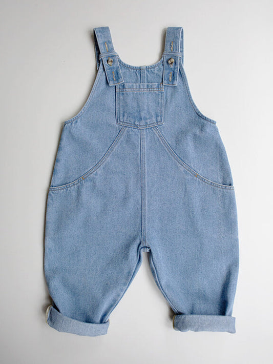 The Oversized Denim Dungaree-The Simple Folk