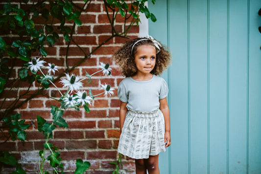 Pointelle organic T-shirt-Little Cotton Clothes