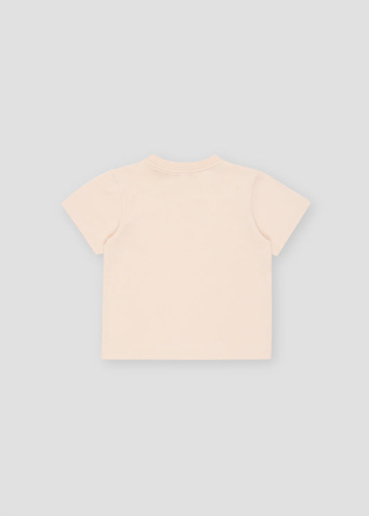 Logo Embroidery Tee Sand-The New Society