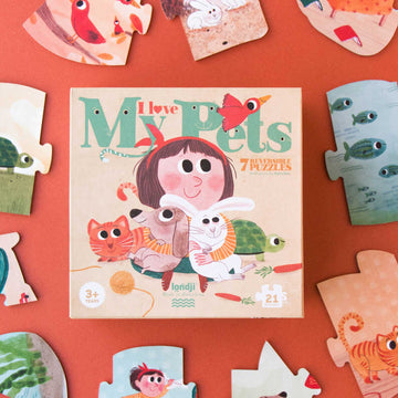 Reversible Puzzles  I Love My Pets-Londji