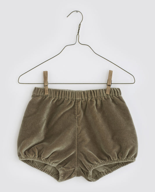 Poppy Bloomers Artichoke Velvet-Little Cotton Clothes