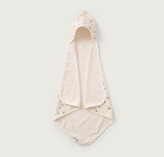Mimosa Hooded Baby Towel -Garbo&Friends