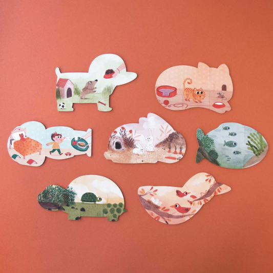 Reversible Puzzles  I Love My Pets-Londji