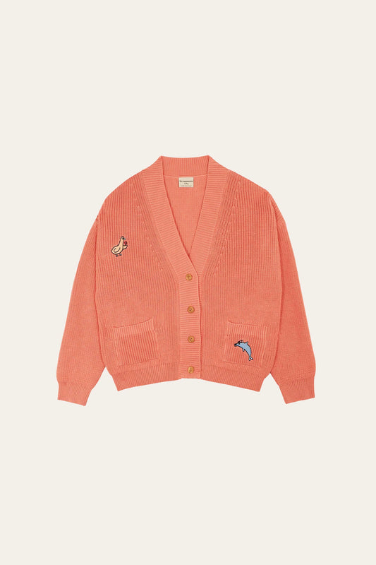 Peach Cardigan - The Campamento