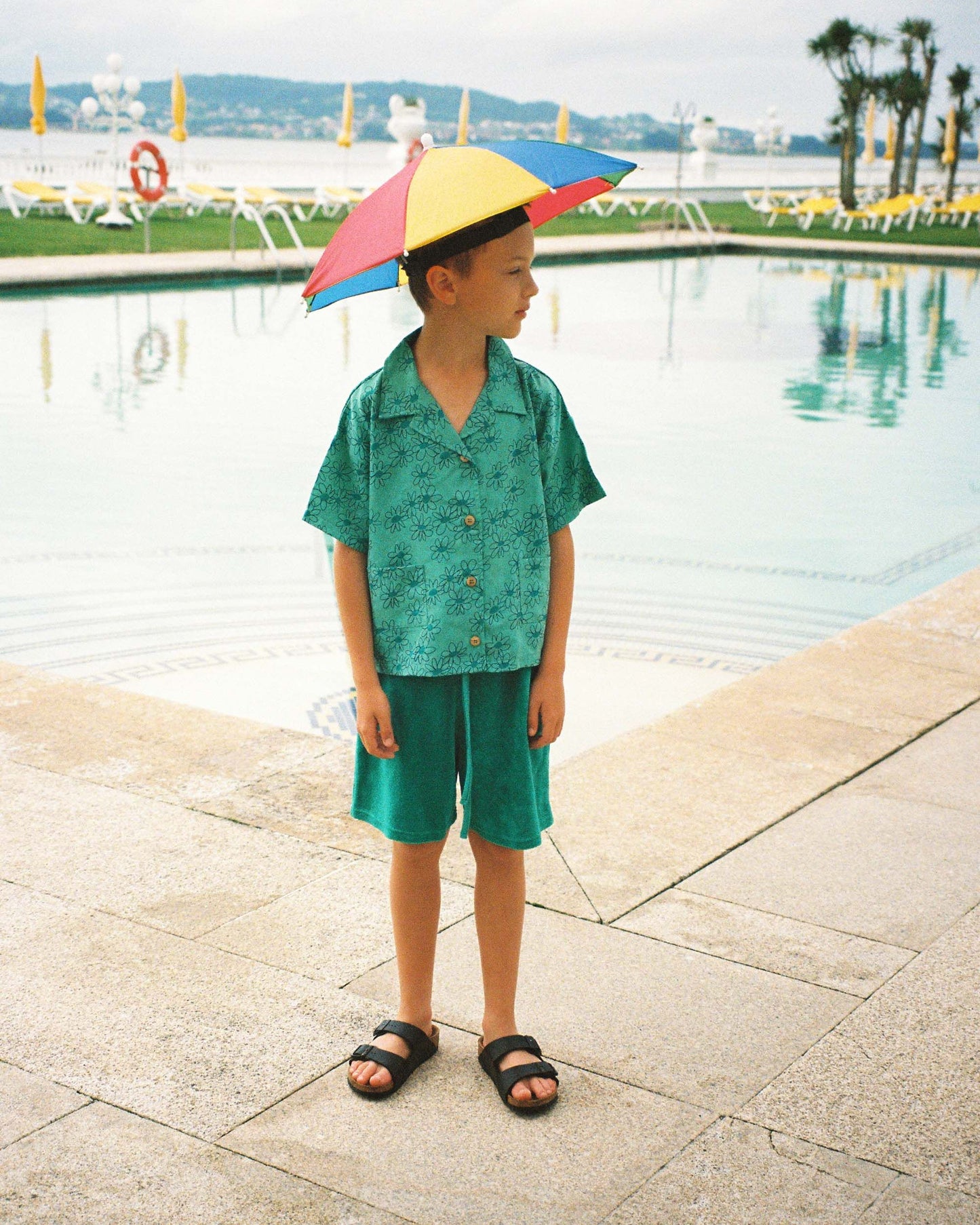 Green Daisies Shirt - The Campamento