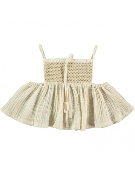 Top Adjustable Strap ,Ecru-Belle Chiara