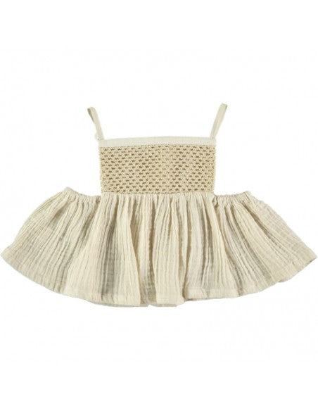 Top Adjustable Strap ,Ecru-Belle Chiara