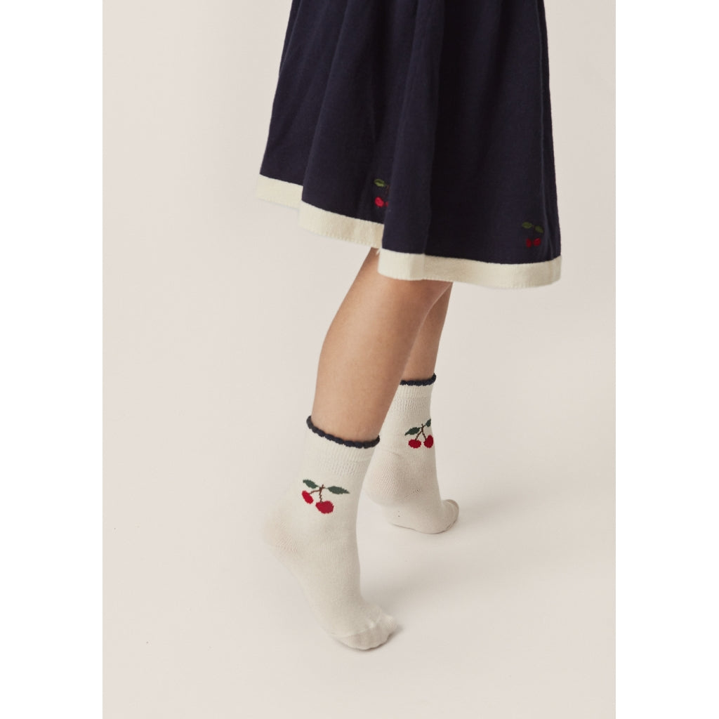 2 Pack Cherry Socks ,Cherry Mix- Konges Slojd