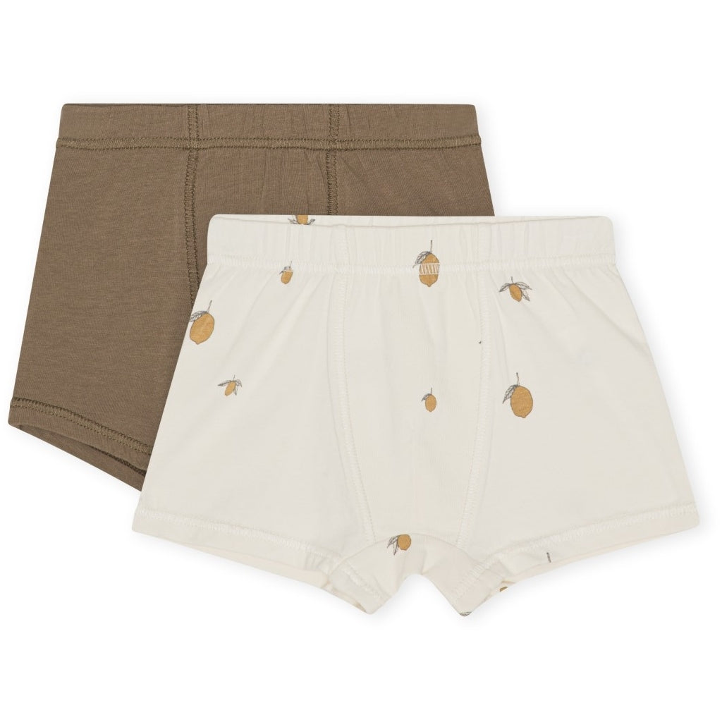 Basic 2 Pack Boy Boxers Gots- Konges Slojd