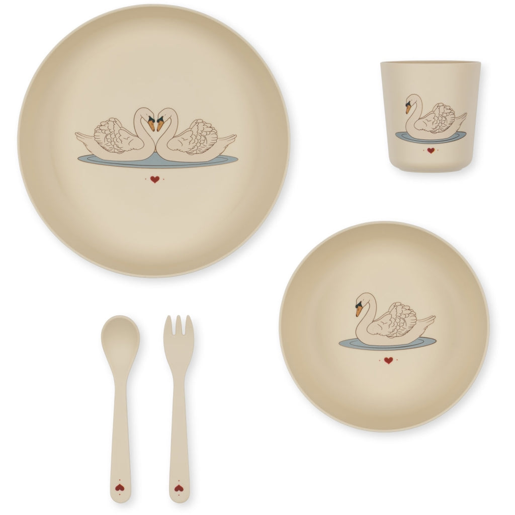 Pla Dinner Set,Swan-Konges Slojd