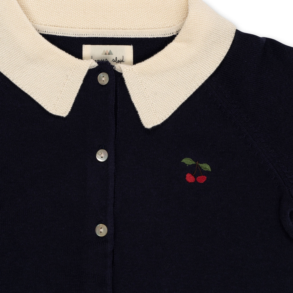 Venton Knit Cardigan ,Navy- Konges Slojd