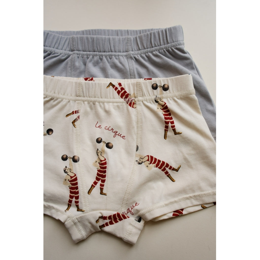 Basic 2 Pack Boy Boxers Gots- Konges Slojd