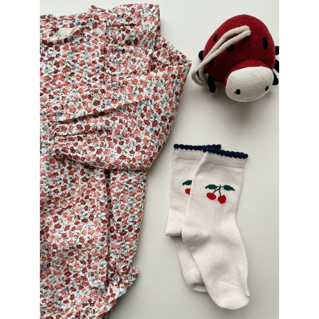 2 Pack Cherry Socks ,Cherry Mix- Konges Slojd