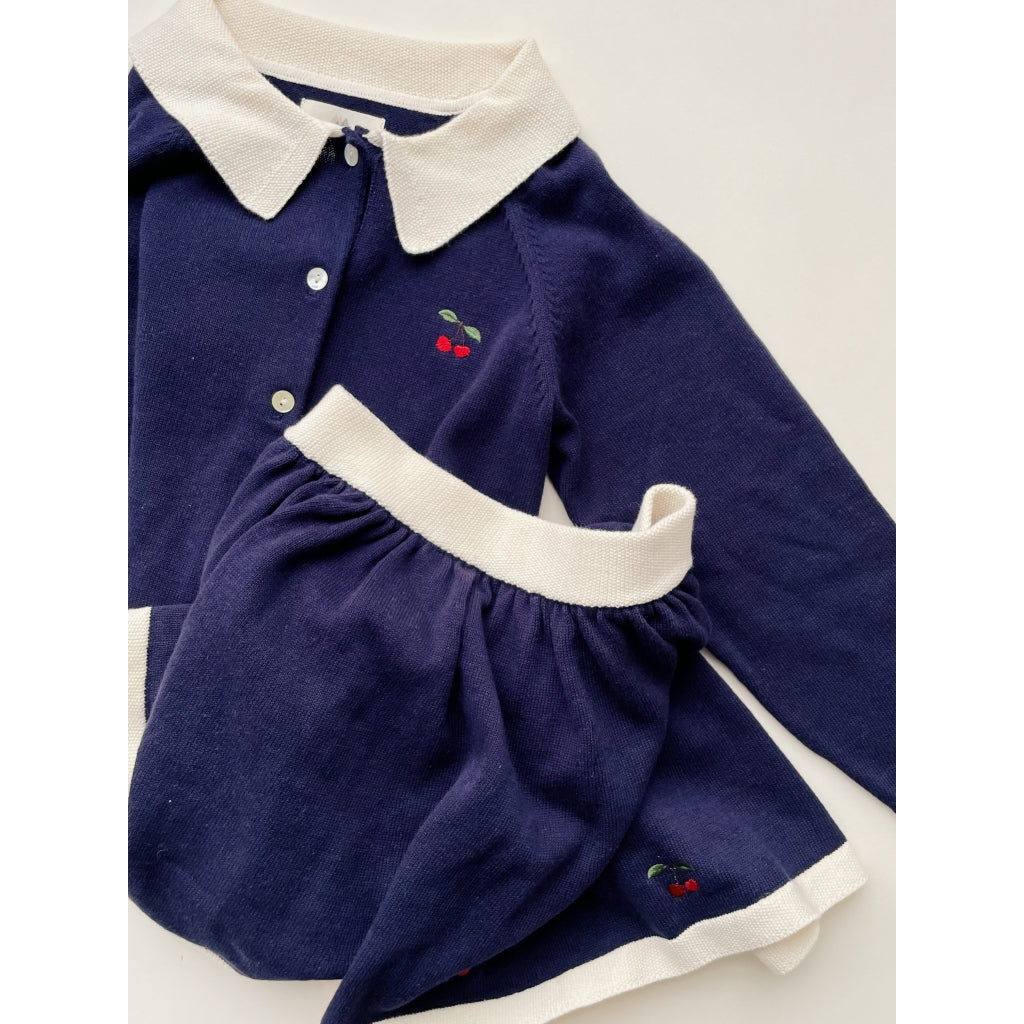 Venton Knit Cardigan ,Navy- Konges Slojd