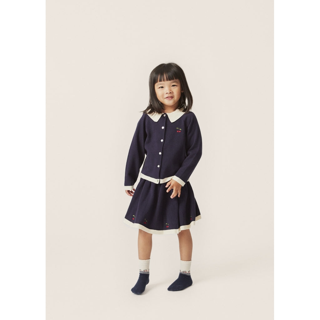 Venton Knit Cardigan ,Navy- Konges Slojd