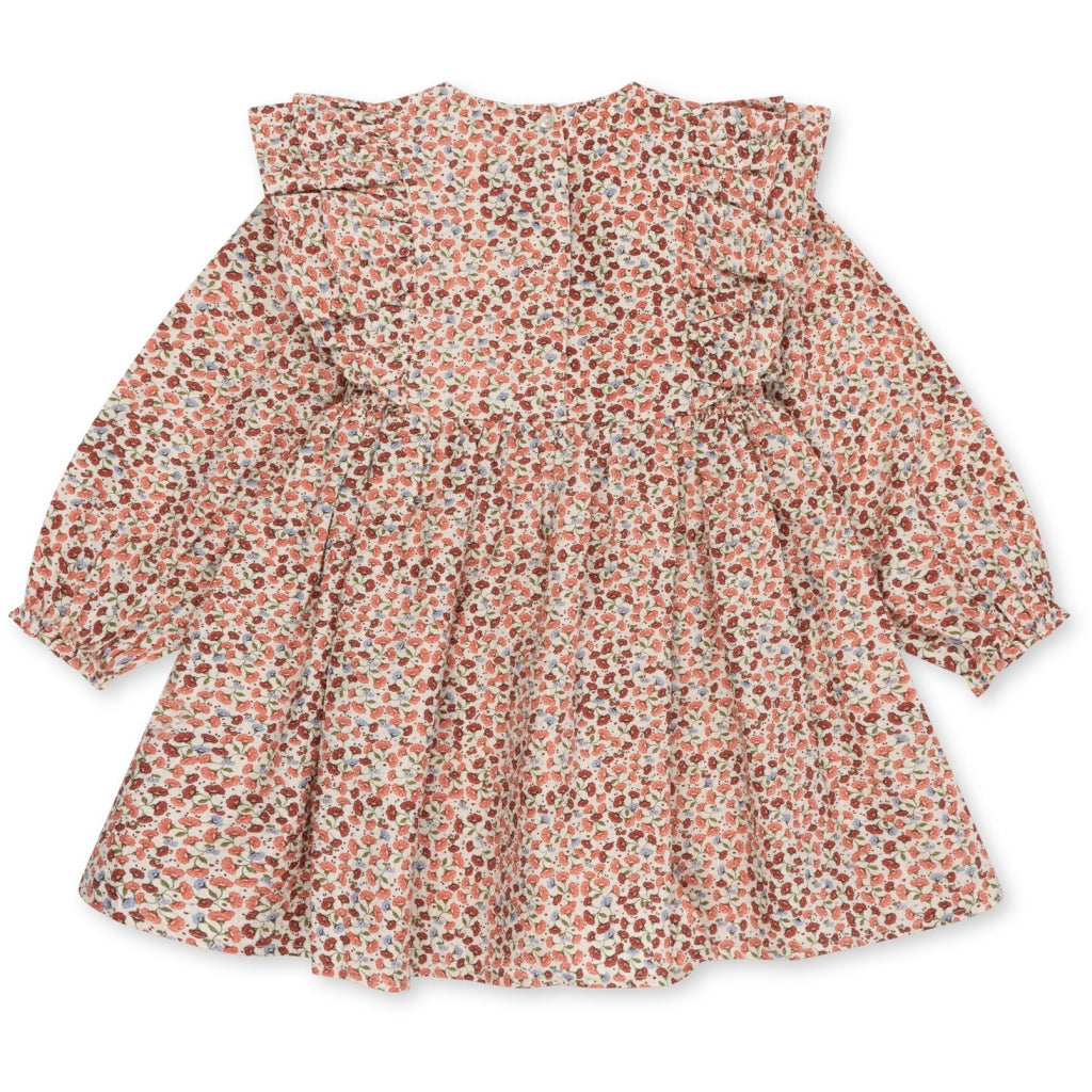 Bitsy Frill Dress , Flor De Amor- Konges Slojd