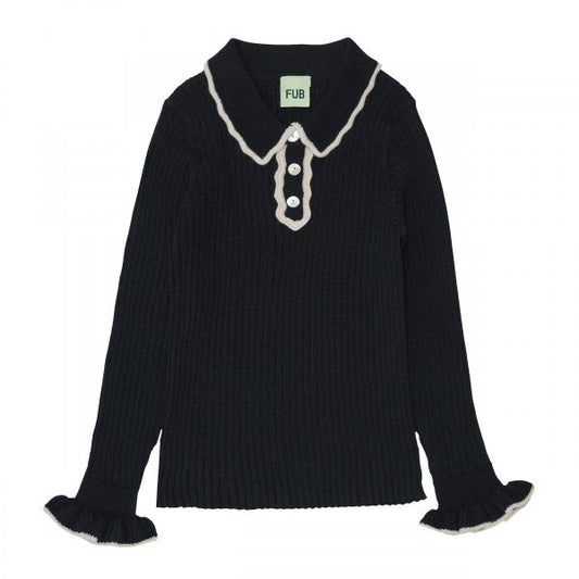 Rib Polo, Dark Navy - Fub