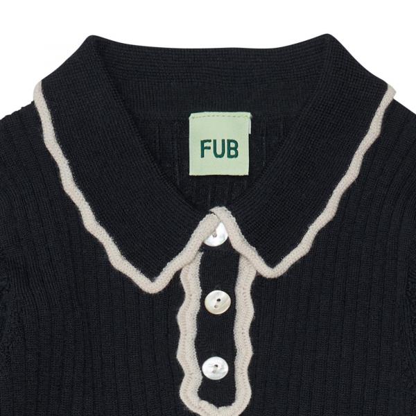 Rib Polo, Dark Navy - Fub