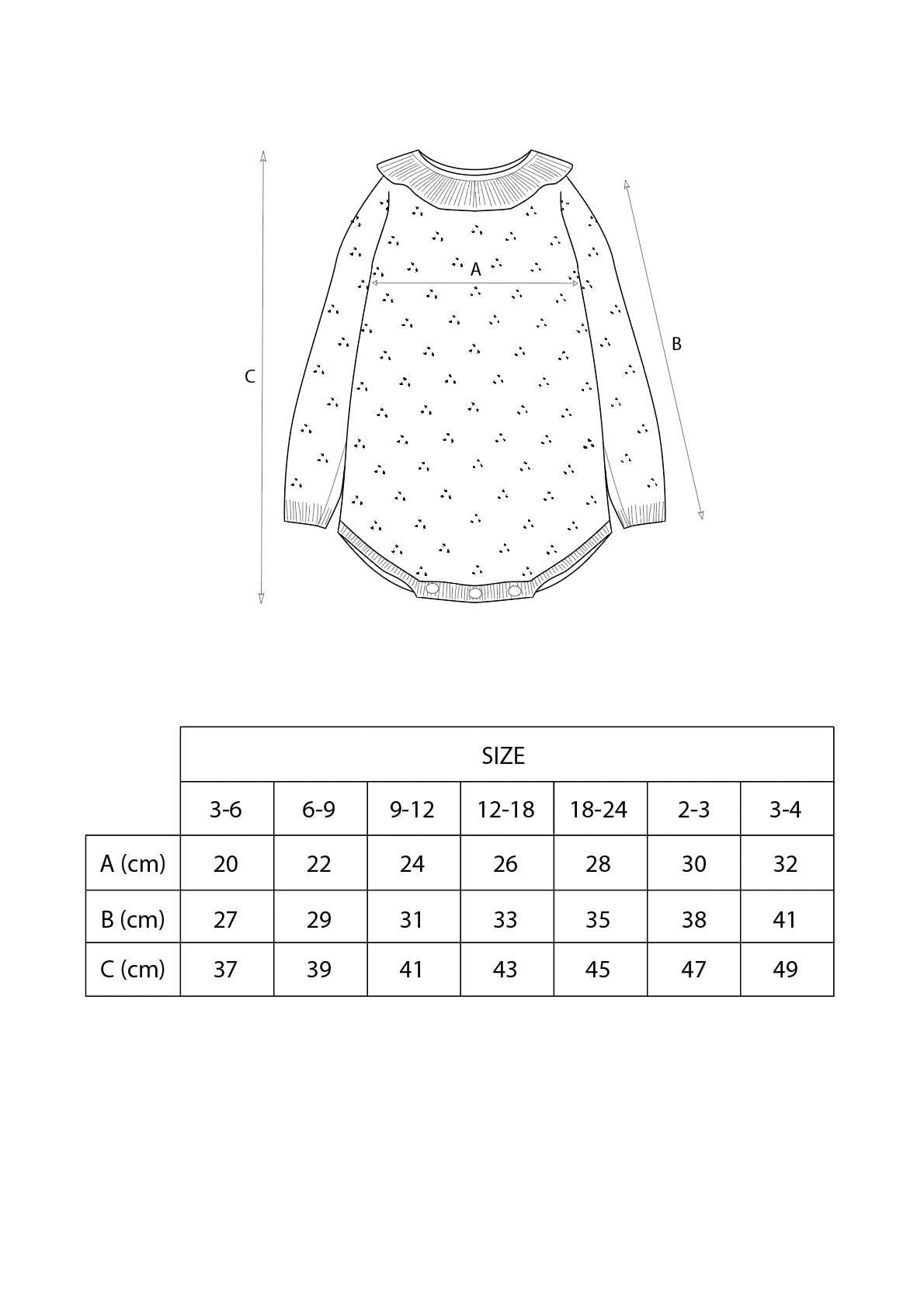 5.2 Beige knitted romper suit with frilled collar-Popelin