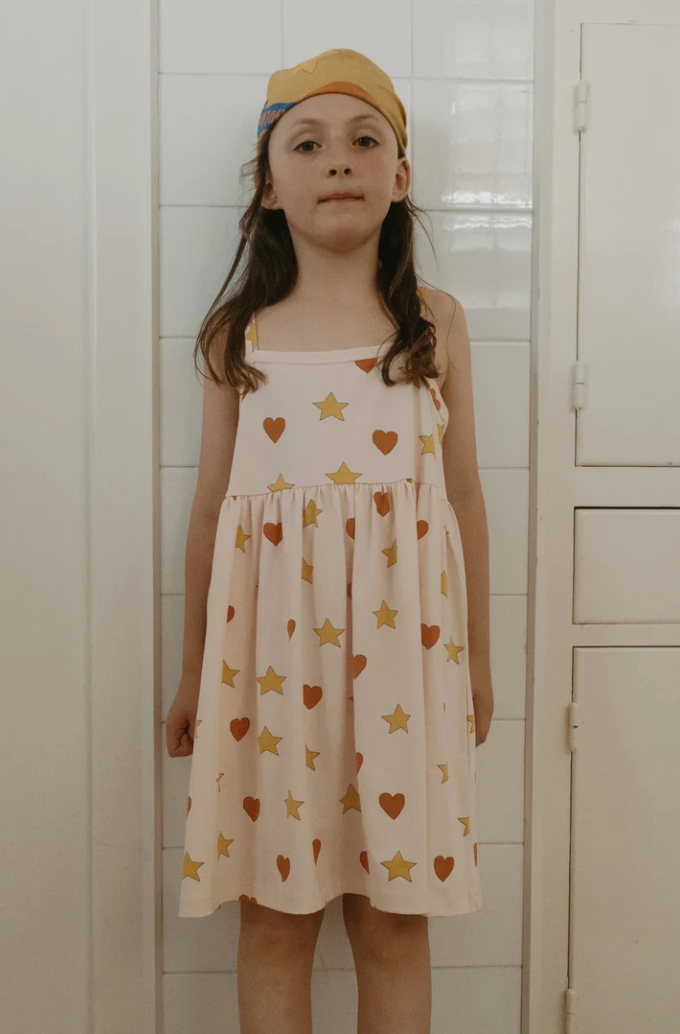 Hearts Stars Dress - Tiny cottons