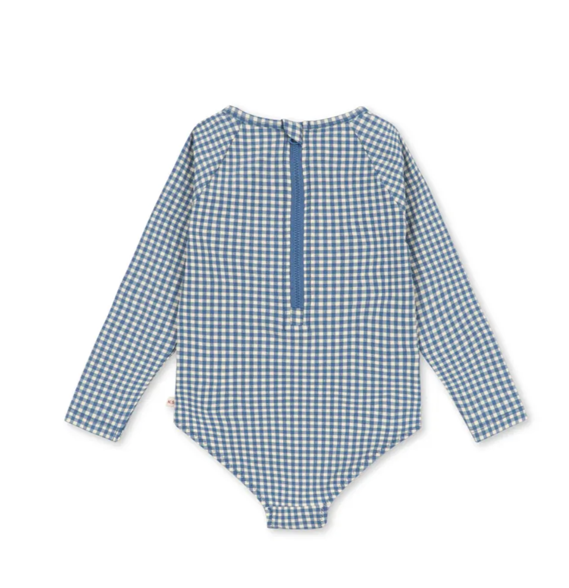 Fresia LS Swimsuit, Harbor Check- Konges Slojd