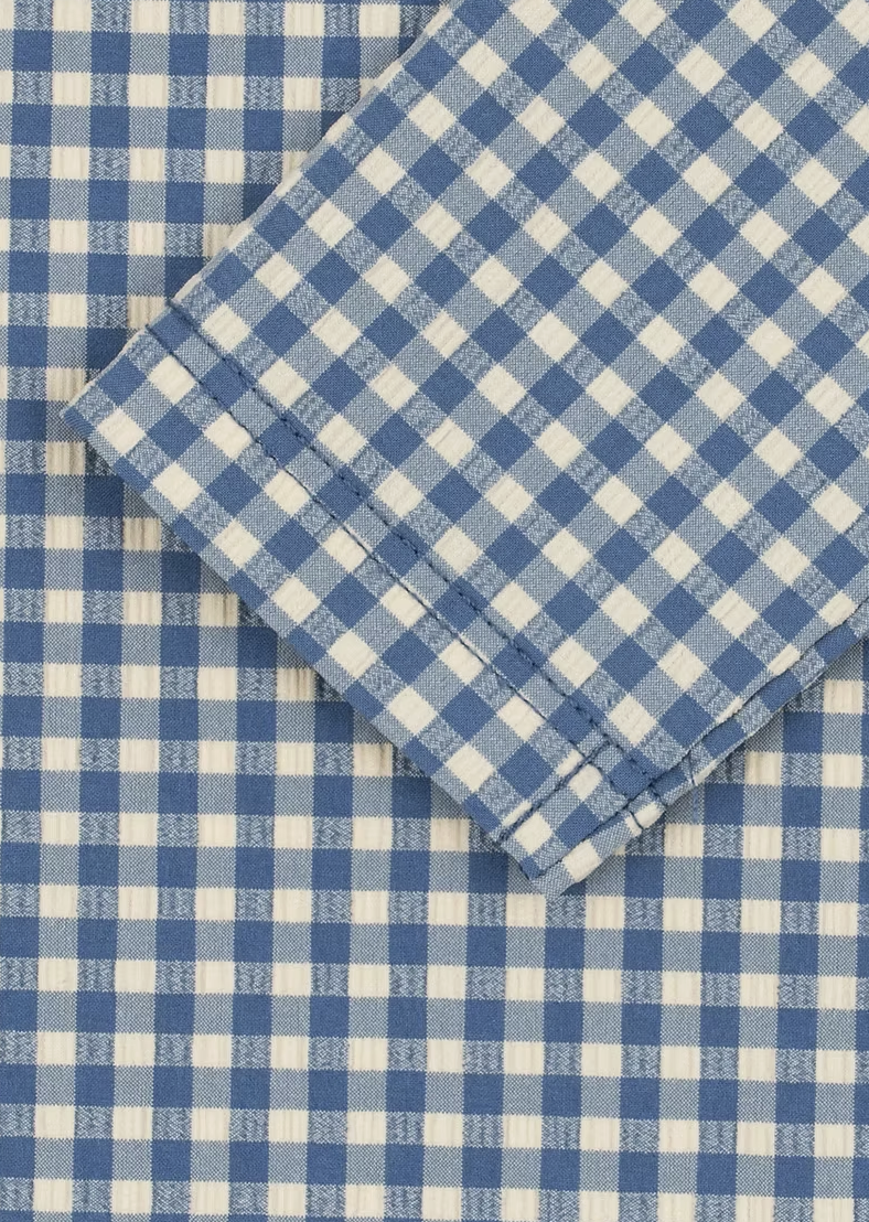 Fresia LS Swimsuit, Harbor Check- Konges Slojd