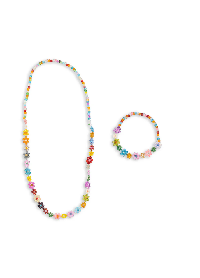 Flower Field Necklace and Bracelet- Konges Slojd