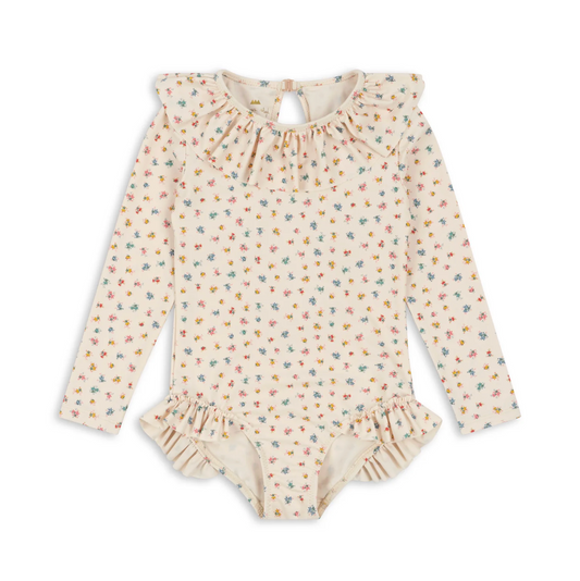 Manuca Frill Swimsuit, Bloomie Sprinkle - Konges Slojd