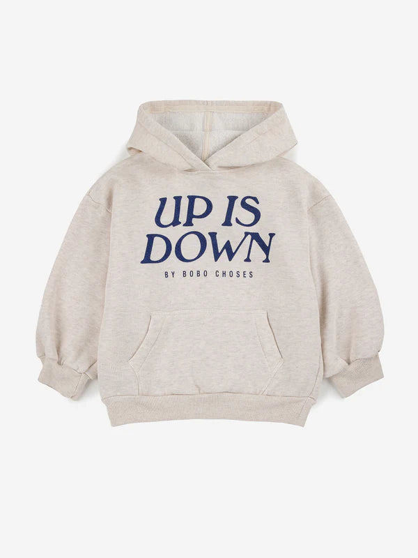UP IS DOWN HOODED SWEATSHIRT
