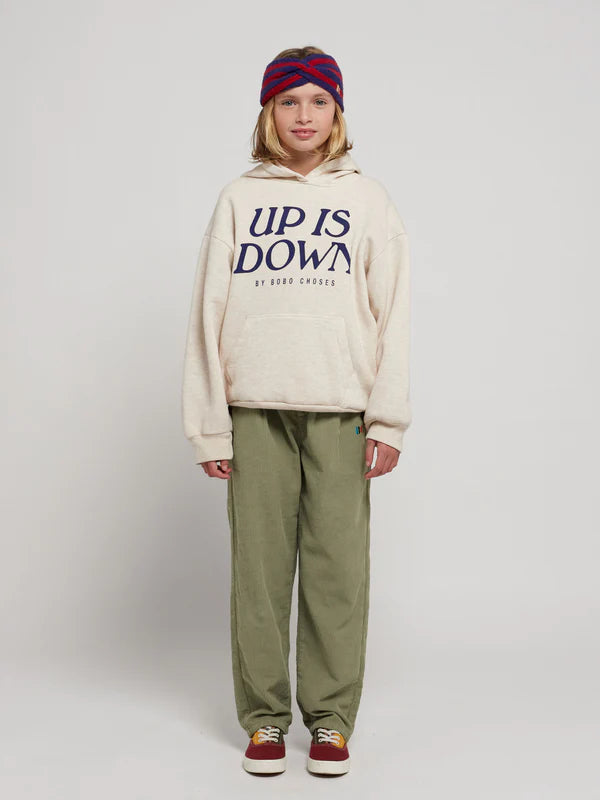 UP IS DOWN HOODED SWEATSHIRT
