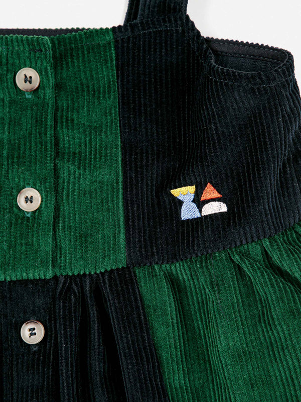FUNNY FRIENDS CORDUROY DRESS