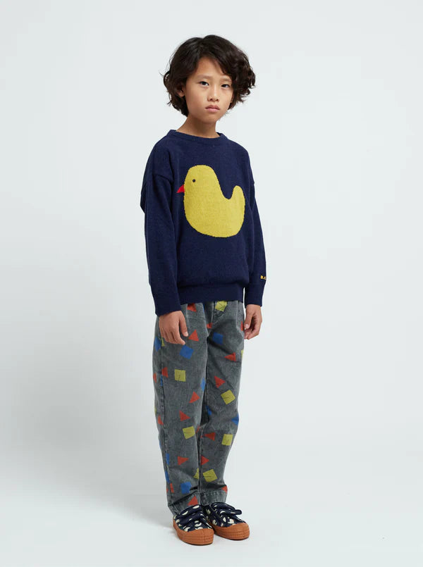 RUBBER DUCK INTARSIA JUMPER