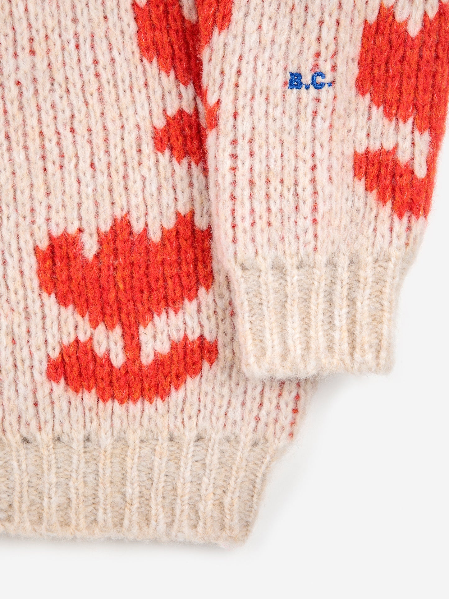 Retro Flowers all over jacquard cardigan