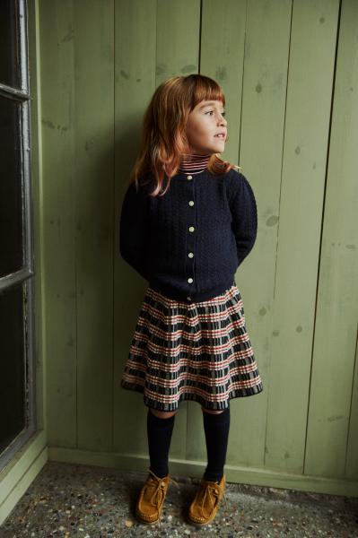 Rib Skirt, Dark Navy - Fub Kids
