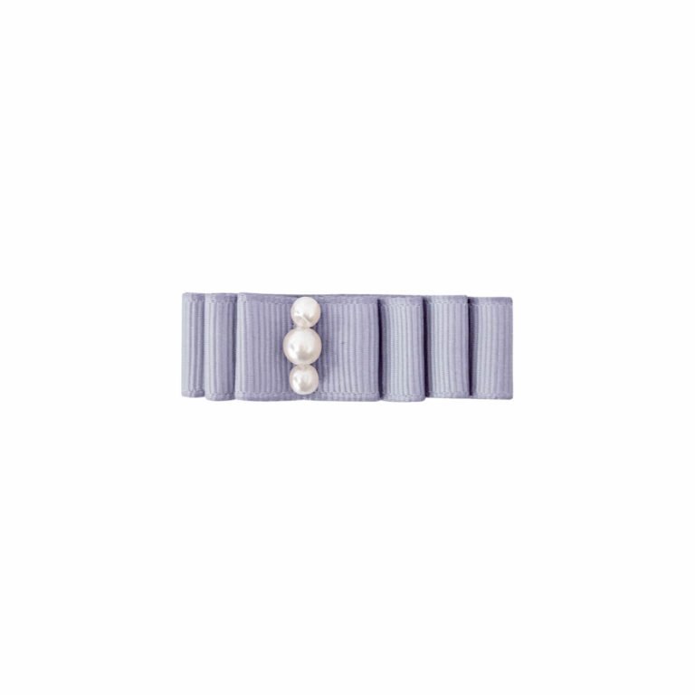 Small layered hair bow alligator clip-Milledeux