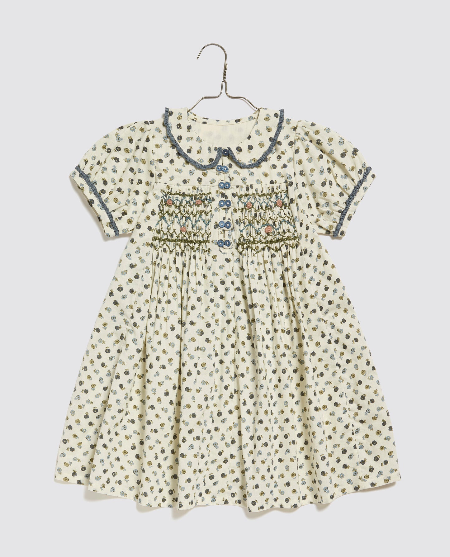 Elizabeth Dress Daisy Floral-Little Cotton Clothes